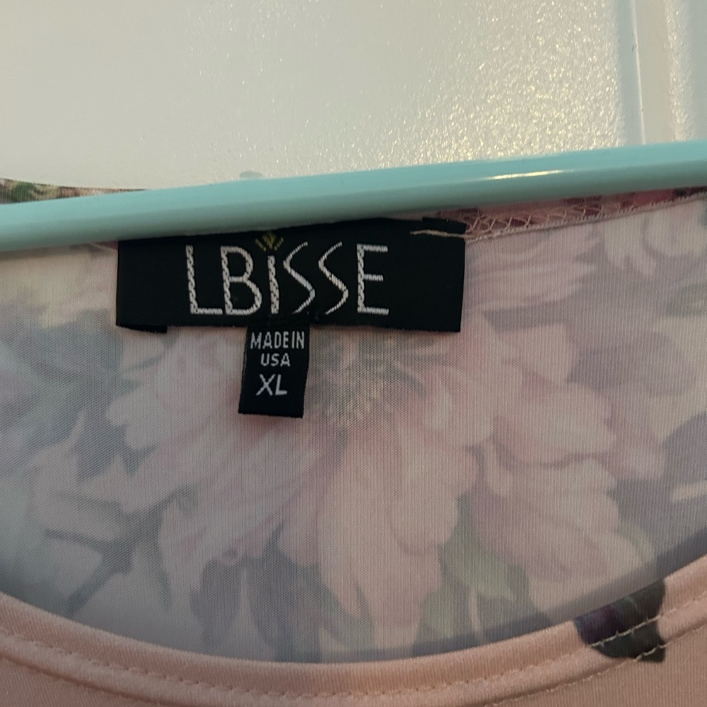 LBiSSE Blush Floral Midi Dress - Pink Floral - Picture 4 of 6